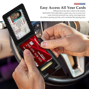 Portefeuille pour <span class=keywords><strong>homme</strong></span>, <span class=keywords><strong>porte</strong></span>-monnaie et <span class=keywords><strong>porte</strong></span>-cartes, alliage d'aluminium de <span class=keywords><strong>luxe</strong></span>, <span class=keywords><strong>porte</strong></span>-cartes <span class=keywords><strong>rigide</strong></span> en cuir véritable, Toploader avec logo personnalisé - Product Image 3