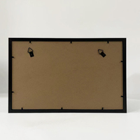 Boîte à lumière LED à lumière chaude avec télécommande USB 8x10'' A4 Profondeur 5 cm Cadre en bois blanc ou noir