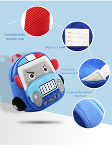 <span class=keywords><strong>Mochila</strong></span> de felpa personalizada para niños, <span class=keywords><strong>mochila</strong></span> escolar con cierre de cremallera, <span class=keywords><strong>mochila</strong></span> para niños para la escuela - Product Image 6