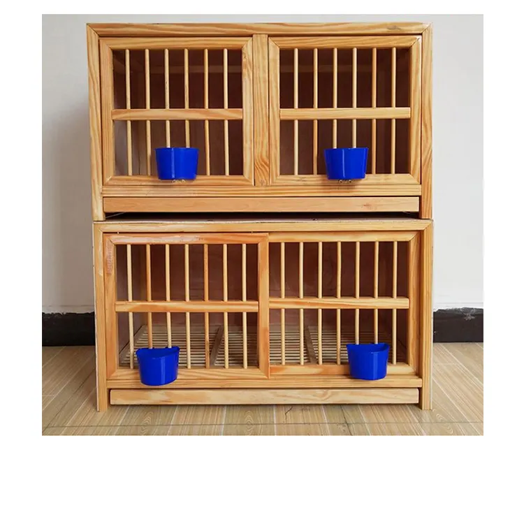 Multifunctional wooden bird cage wood pigeon cage