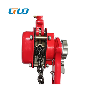 รอกโซ่แบบมือหมุนสำหรับงานก่อสร้างขนาด 1.5 ตัน และ 3 ตัน พร้อมโซ่ G80 และบล็อกโลหะ - Product Image 2