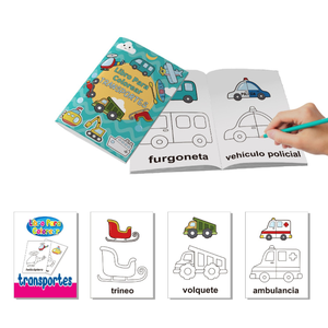 สมุดระบายสีเวอร์ชันภาษาสเปนที่กำหนดเองหนังสือระบายสีเพื่อการศึกษาการวาดภาพการพิมพ์หนังสือ - Product Image 6