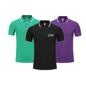 Chemises polo à manches courtes personnalisées, vêtements de travail avec impression de logo, vêtements de travail d'entreprise, t-shirts en coton pour hommes, brodés - Product Image 3