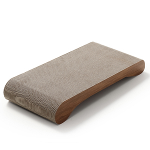 High Comfort Curved Bone <span class=keywords><strong>Cat</strong></span> Scratcher Nachhaltiger Holz kratz baum mit Papier box Geschenk Perfektes Haustiers pielzeug - Product Image 5