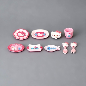 Ensemble d'accessoires de vaisselle miniature en résine <span class=keywords><strong>Katie</strong></span>, nourriture miniature et ornements de jeu, kit de matériel pour artisanat DIY - Product Image 5