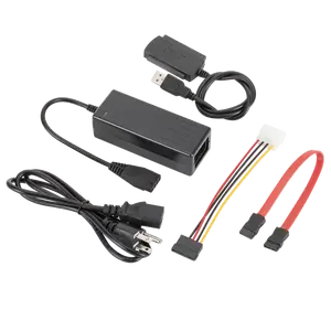 USB SATA с блоком питания трех USB к IDE / SATA кабель для подключения жесткого диска к кабель для передачи данных