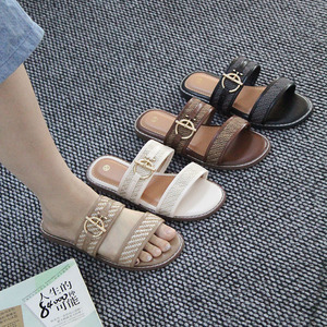 High-quality Fashionable Retro Casual Slip-on Breathable Lightweight Durable Wholesale Women's Sandals and <b>slippers</b> - Product Image 1