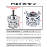 Encodeur incrémental à arbre creux de haute précision 38 mm, protection IP50, série Heidenhain OVW2 HES pour machine-outil CNC industrielle