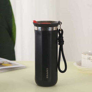 304 Stainless Steel Vacuum Insulated Beer <b>Mug</b> Carrying Strap 6-12 Hours Thermal Insulation Modern Design Business Gift - Product Image 1