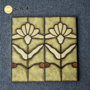 Tuile en céramique émaillée de finition glacée exquise, motif artistique pour villa, salon, mur d'accentuation, décoration intérieure de restaurant - Product Image 5