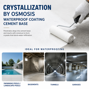 Suministro Directo de Fábrica: Mortero Impermeabilizante Cristalino Osmótico de Larga Duración para Impermeabilización de Sótanos - Product Image 3