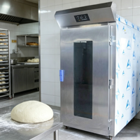 Équipement de production de pain à capacité personnalisée, chambre de fermentation à deux chariots et 64 plateaux, chambre de fermentation pour boulangerie