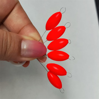 Flotteurs de pêche ovales en mousse EPS de couleur rouge pour la pêche en mer