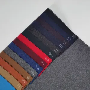 Factory Direct Sale Good Price Multi-color TR Woven Fabric Twill Solid Suiting Fabric For Suits And Uniforms