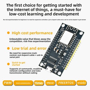 Module WiFi Merrillchip <span class=keywords><strong>ESP8266</strong></span>, port série NodeMcu, carte mère pour carte de développement WiFi 4, écran OLED - Product Image 3