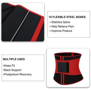 HEXIN New <span class=keywords><strong>Pattern</strong></span> Full Body Waist Trainer Fat Burning Steel disossato vita Trainer corsetto donna - Product Image 4