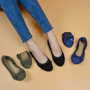 Sapatos mocassins femininos para viagens, sapatos de couro para mulheres, acessórios para escritório e escritório, preço barato de fábrica na China