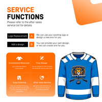 Jersey de Portero de Hockey de Chicago, Unisex, Personalizable con Nombre y Número del Jugador, Ropa Deportiva Resistente para Adultos, Impresión Personalizada con Nombre del Equipo OEM