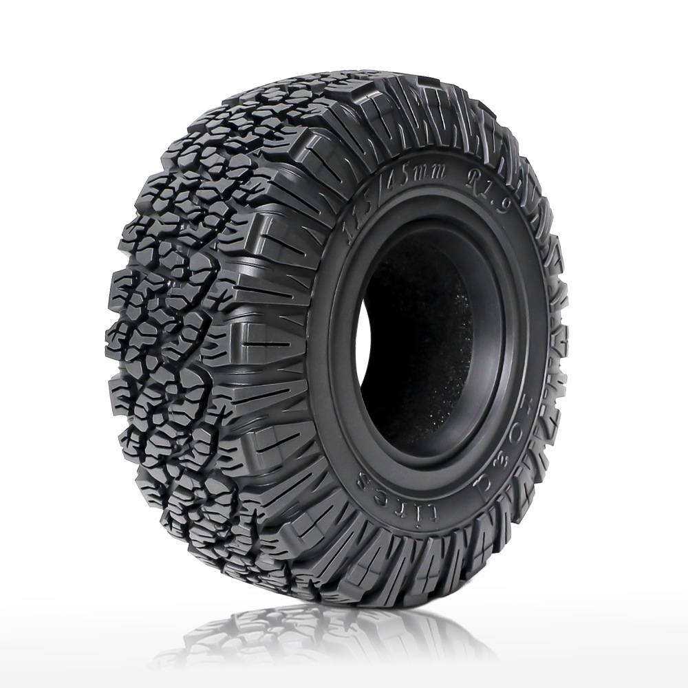 Set De 4 Neumáticos RC Crawler 1.9" Con Llantas De Aleación – Caucho Con Banda De Rodadura Para Barro Y Rocas, Compatible Con SCX10 Y RBX10, Absorción De Impactos