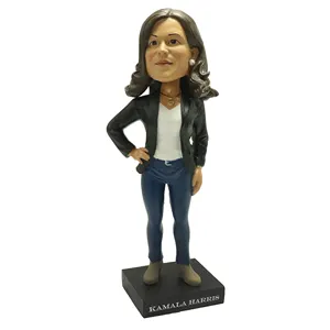 Benutzer definierte 2021 Frau Vizepräsident Kamala Harris Harz Figur Die erste Frau im Weißen Haus Bobblehead Puppe