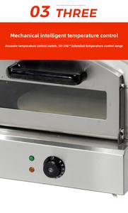 Nuovo Forno per Pizza a Gas Portatile Multifunzione da Esterno per Uso Domestico Automatico per Pizzerie Ristoranti e Hotel - Product Image 5