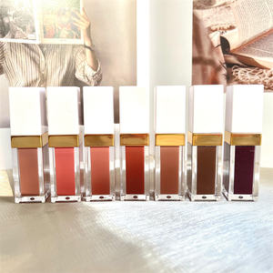 OEM logotipo personalizado maquillaje alto pigmento marrón brillo de <span class=keywords><strong>labios</strong></span> Etiqueta Privada hidratante duradero vegano líquido brillo de <span class=keywords><strong>labios</strong></span> al por mayor - Product Image 5