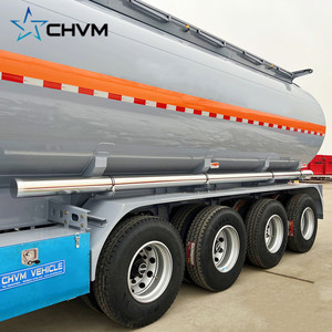 4-Achs-Kohlenstoffstahl-Öl-Tanktanks 60000L Sattel auflieger Zum Verkauf - Product Image 5