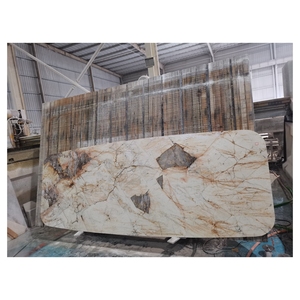 UnionStone - Decoración de Piedra de Lujo Personalizada, Losas de Cuarcita Pandora Retroiluminadas, Granito Patagonia para Proyectos de Villas, Mesa de Comedor - Product Image 3
