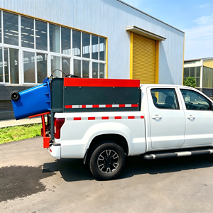 4x4 pick-up truck gemonteerde vuilnisbakreinigingswagen hogedrukreiniger kan twee vuilnisbakken tegelijkertijd reinigen - Product Image 5