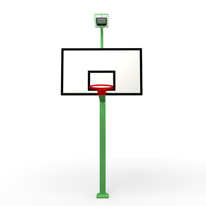 Canasta de Baloncesto con Tubo Cuadrado y Energía Solar, Poste Resistente, Sistema de Iluminación LED, Canasta Exterior Estándar FIBA - Product Image 3
