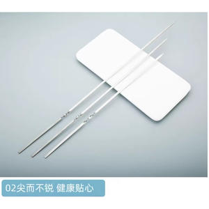 เหล็กเสียบย่างบาร์บีคิวสแตนเลส ดีไซน์เกลียวแบน ทนความร้อน สำหรับย่าง อบ และทำอาหาร - Product Image 4