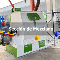 Ligne de production d'aliments pour animaux RICHI - Machine avec moteurs Siemens pour moulin à aliments, ligne de production d'aliments pour volailles, extrudeuse à matrice annulaire au Venezuela
