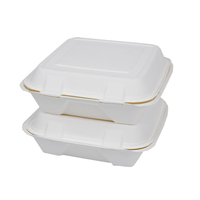 Assiette jetable canne à sucre pâte de bagasse biodégradable et jetable canne à sucre à clapet canne à sucre jetable