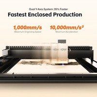 LaserPecker LX2 20W, découpeuse et graveuse laser pour bois, acrylique, produits personnalisés, artisanat et petites entreprises