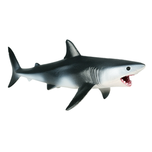 Yxs, simulación para niños, animal marino sólido, criatura marina, tiburón, gran modelo de plástico blanco, juguete de mano - Product Image 1