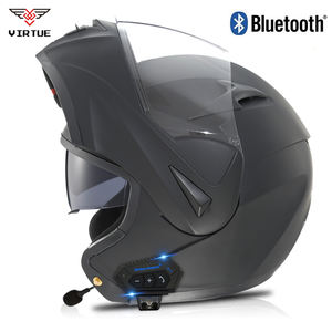 Casco de Motocicleta Abatible VIRTUE DOT - Doble Visera, Auriculares Bluetooth, Resistente a Arañazos y Servicios OEM Disponibles - Product Image 2