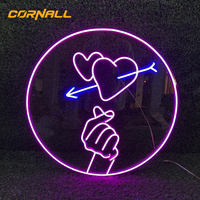 Panneau néon LED personnalisé pour proposition de mariage avec lumière blanc chaud, alimenté par USB, décoration murale pour fête de fiançailles