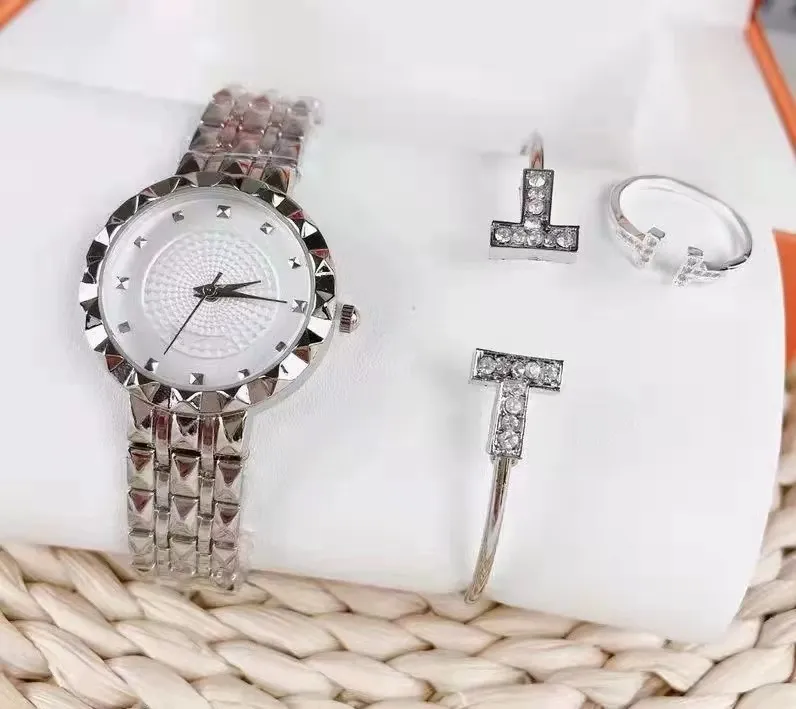 Бесплатный образец, Простой браслет из титановой стали, кварцевые часы, женские Элегантные Изысканные наручные часы в подарок