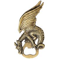 Ouvre-bouteille de bière Dragon en gros-Outil de bar en métal en vrac, cadeau unique pour hommes papa mari, fournitures de fête d'anniversaire de fête des pères