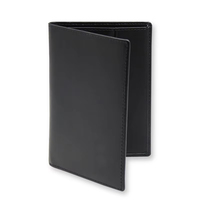 Porte-passeport avec logo personnalisé en gros Carte en cuir de luxe Porte-passeport avec blocage RFID