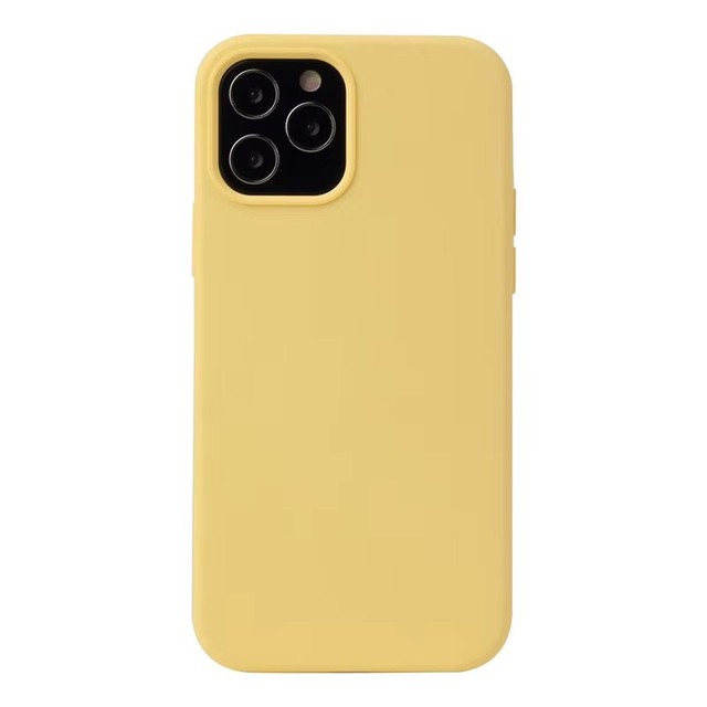 Custom Real Liquid Silicone Eco-friendly Shockproof Pure Color Phone Case for 16/15/14/13/12/11 Pro