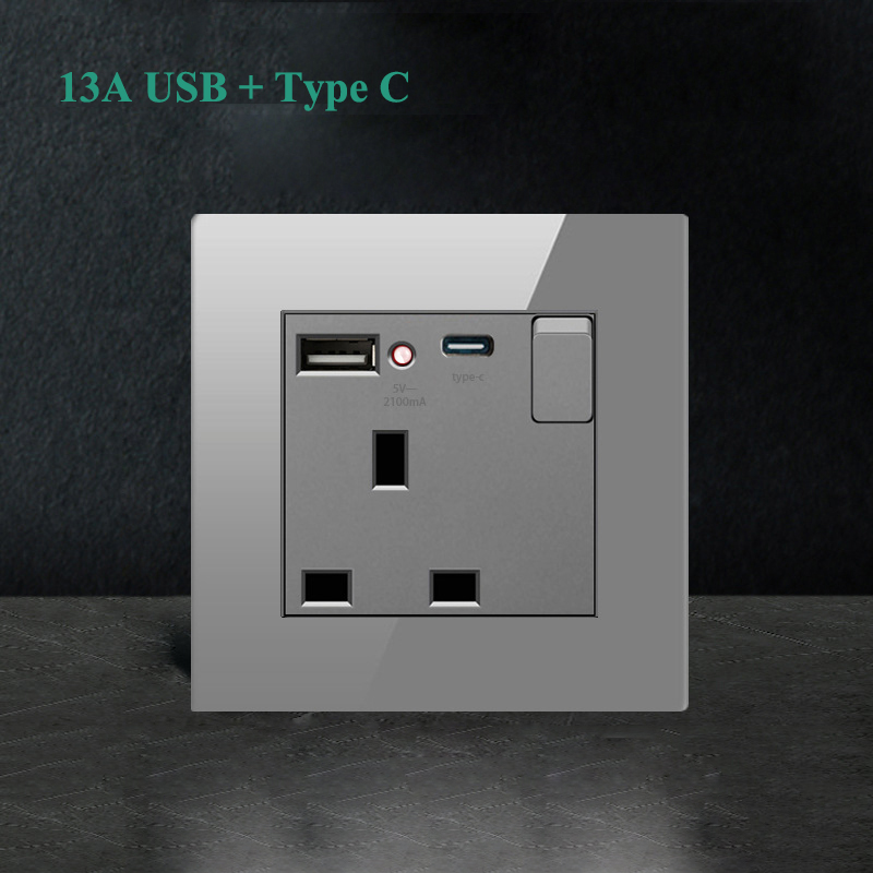 Prise USB + Type C UK