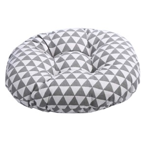 100% Cotton Linen Custom Available Plaid Design Soft Seat <b>Pad</b> Chair Floor Comfort Home Filled Cushions Stylish Comfortable - Product Image 3