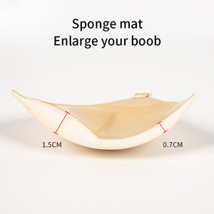 סטרפלס Waterproof Invisible פשטידות לשימוש חוזר ללא משענת סיליקון דבק עור מרופד חזייה - Product Image 2