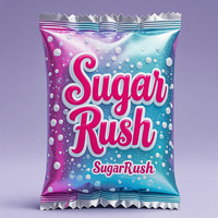 Sac en plastique de qualité alimentaire pour 10g 20g 30g 50g Gummies Bonbons Sucre Chocolat Emballage Cadeau Pochette Mylar Échantillon Thé Épice Poudre Sac