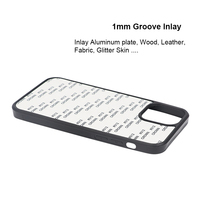 Coques de téléphone portable personnalisées en TPU antichoc, coques vierges pour iPhone avec sublimation 2D