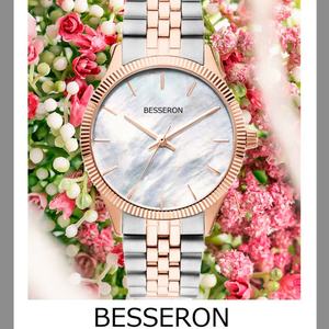 Reloj de Cuarzo para Mujer de Alta Calidad, Logotipo Personalizado, Correa de Cadena Dorada/Plateada con Pedrería, Caja de Acero Inoxidable de 32 mm, Cristal, Cuero, Japón - Product Image 5