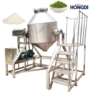 Extra Large Stainless Steel Double Cone Automatic Mixer High Efficiency Powder Mixing for Food & Chemicals with Material <b>Ladder</b> - Product Image 1