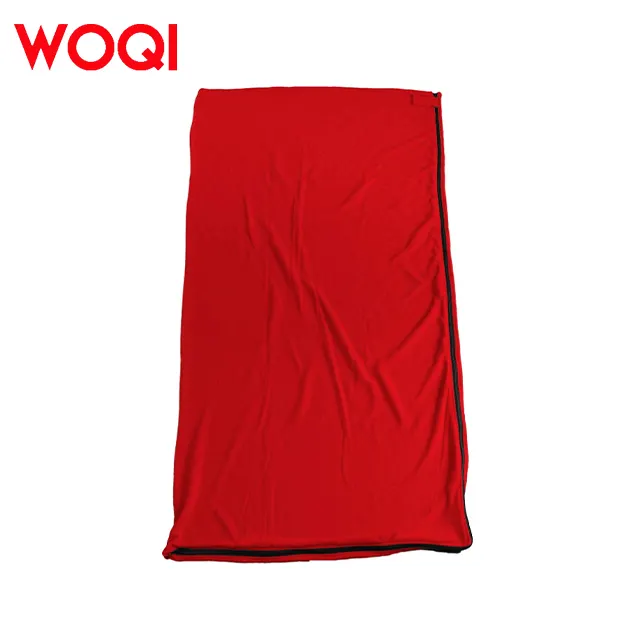 WOQI Outdoor Wholesale Lightweight Waterproof and Warm Winter Envelope Sleeping Bag Wool Camping Blanket Sleeping Bag Companion