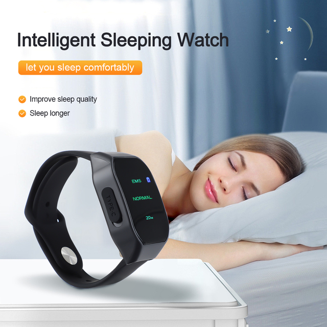 Household Hand-worn Watch Portable Pulse Sleep Massager Sleeping Aid Improve Insomnia for Better Sleep